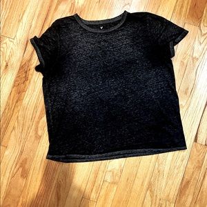 American Eagle Heather Dark Gray T-shirt
